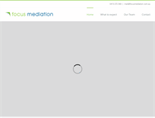 Tablet Screenshot of focusmediation.com.au